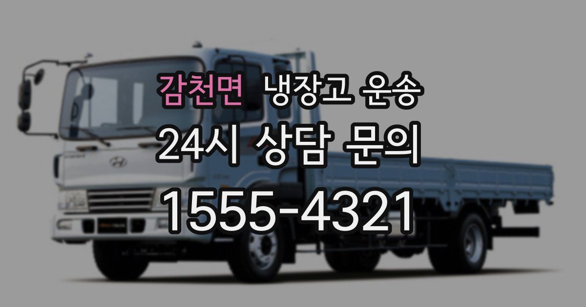 감천면 냉장고 운송