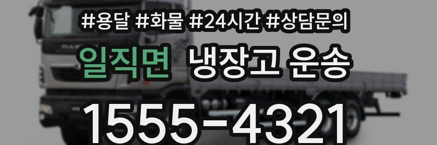 일직면 냉장고 운송