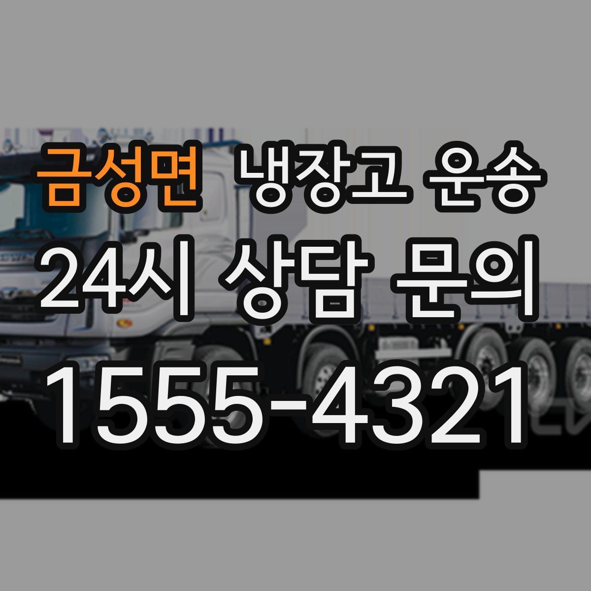 금성면 냉장고 운송