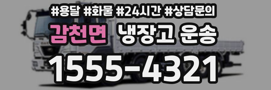감천면 냉장고 운송