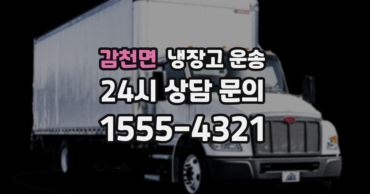 감천면 냉장고 운송