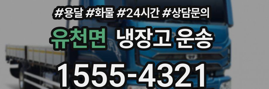 유천면 냉장고 운송