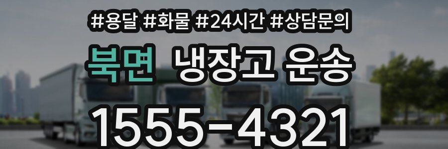 북면 냉장고 운송