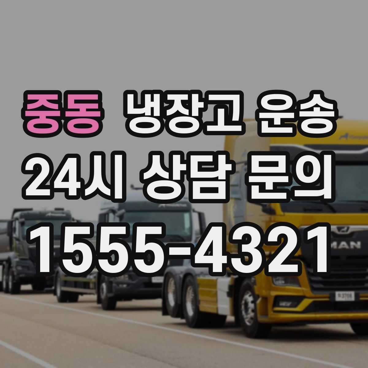 중동 냉장고 운송