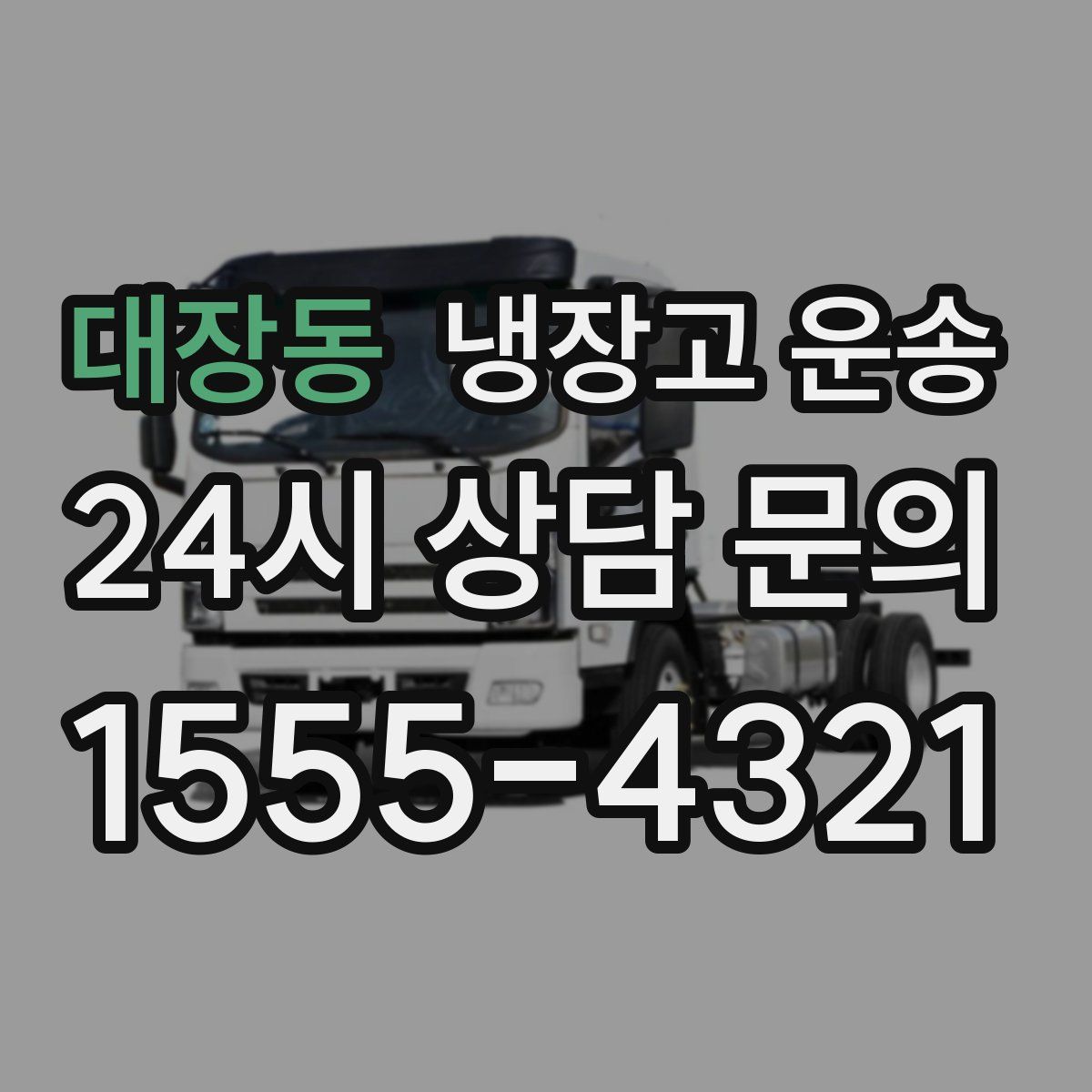 대장동 냉장고 운송