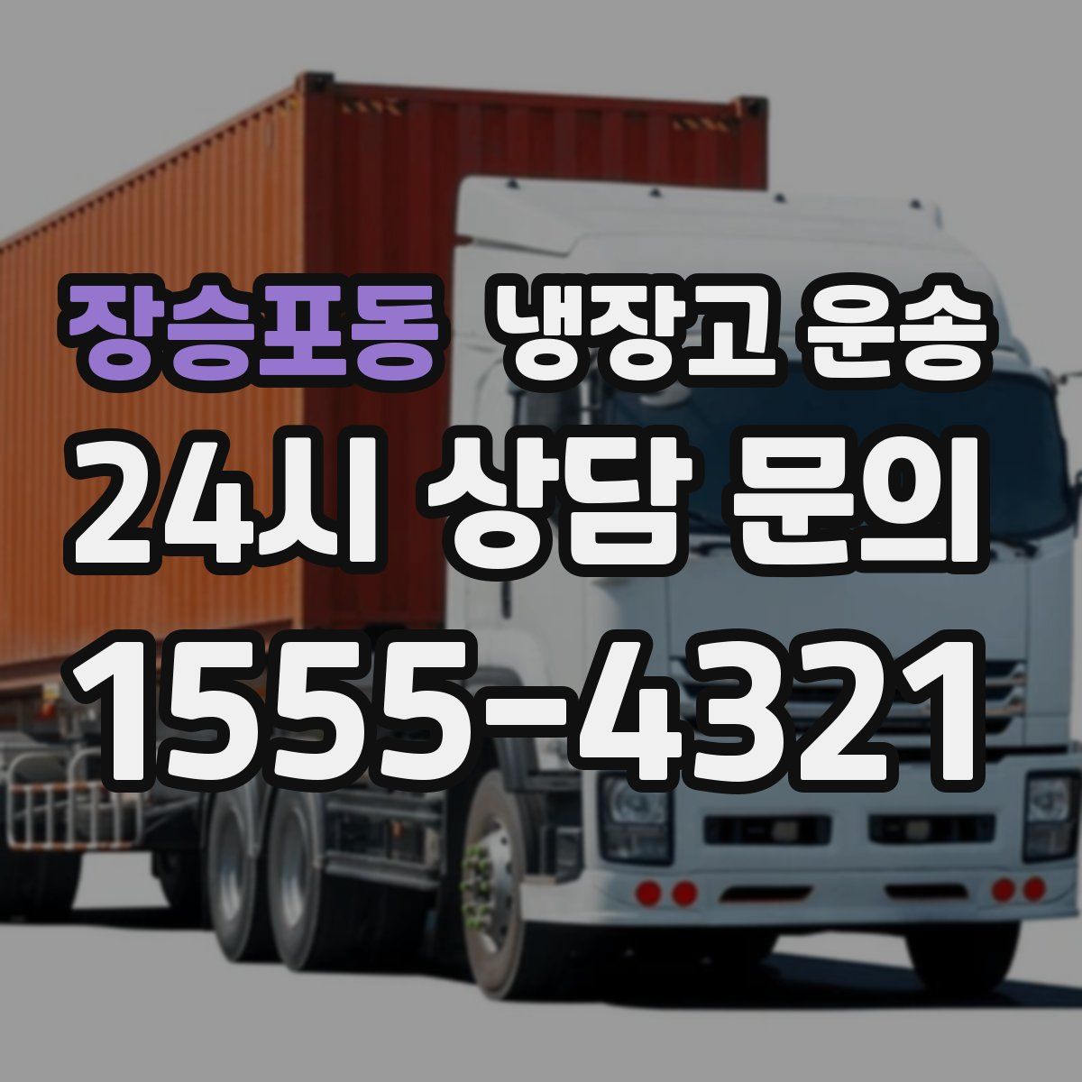 장승포동 냉장고 운송