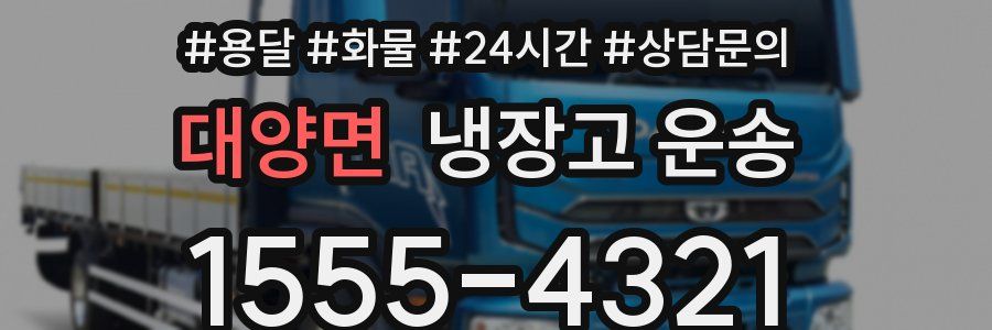 대양면 냉장고 운송