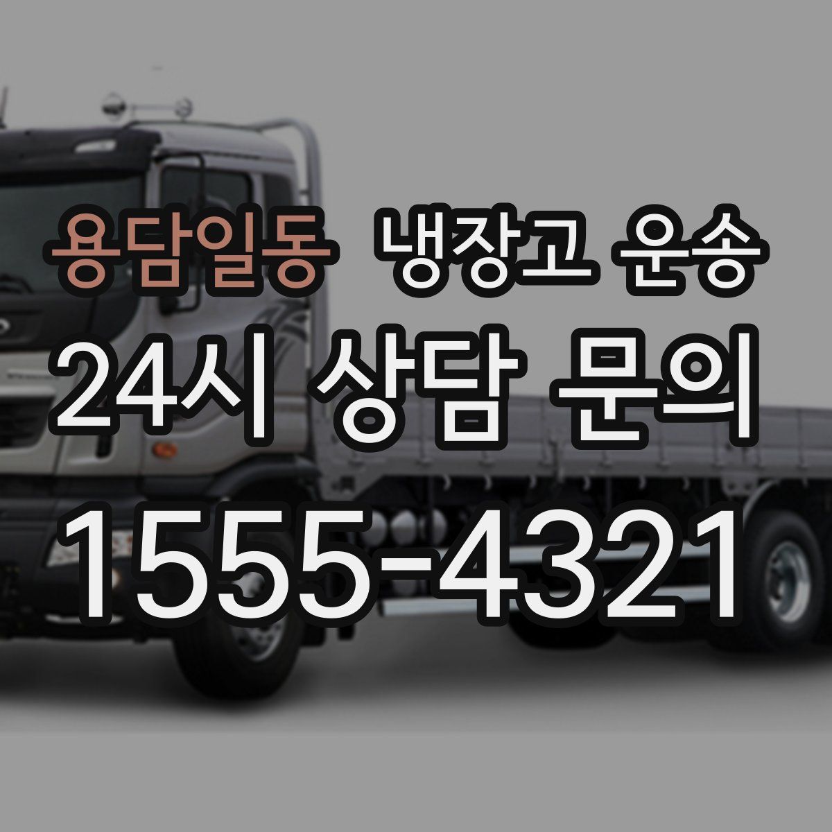 용담일동 냉장고 운송