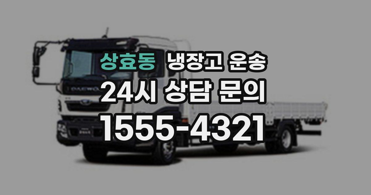 상효동 냉장고 운송