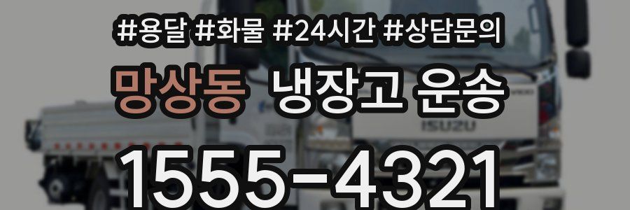 망상동 냉장고 운송