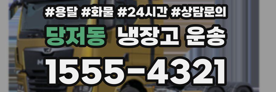 당저동 냉장고 운송