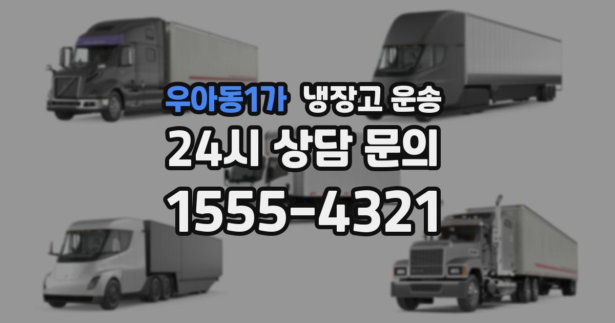 우아동1가 냉장고 운송