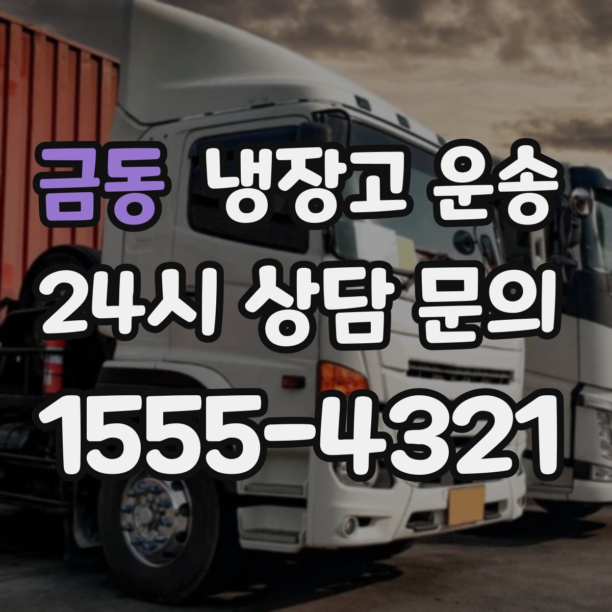 금동 냉장고 운송