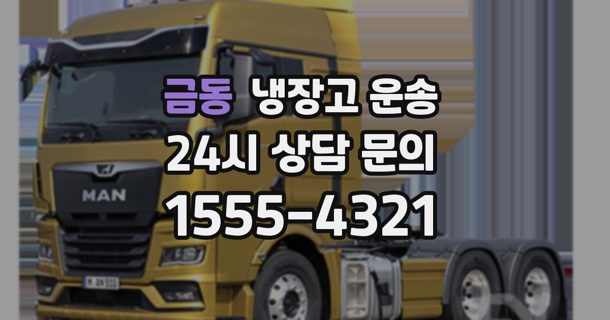 금동 냉장고 운송