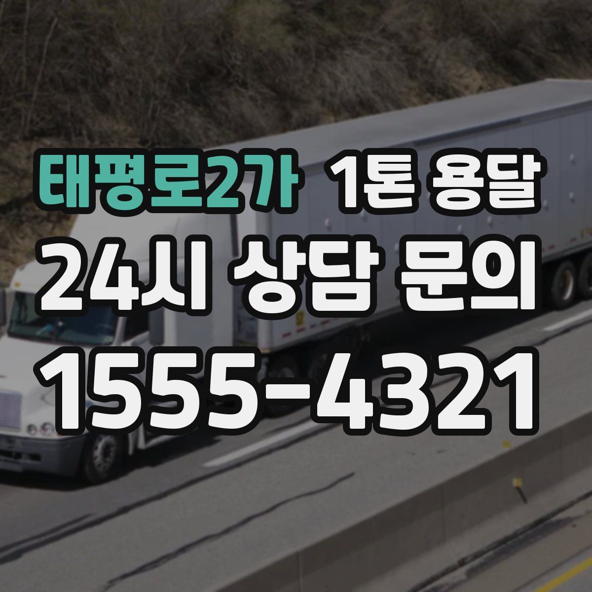 태평로2가 1톤 용달