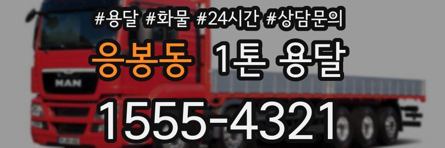 응봉동 1톤 용달