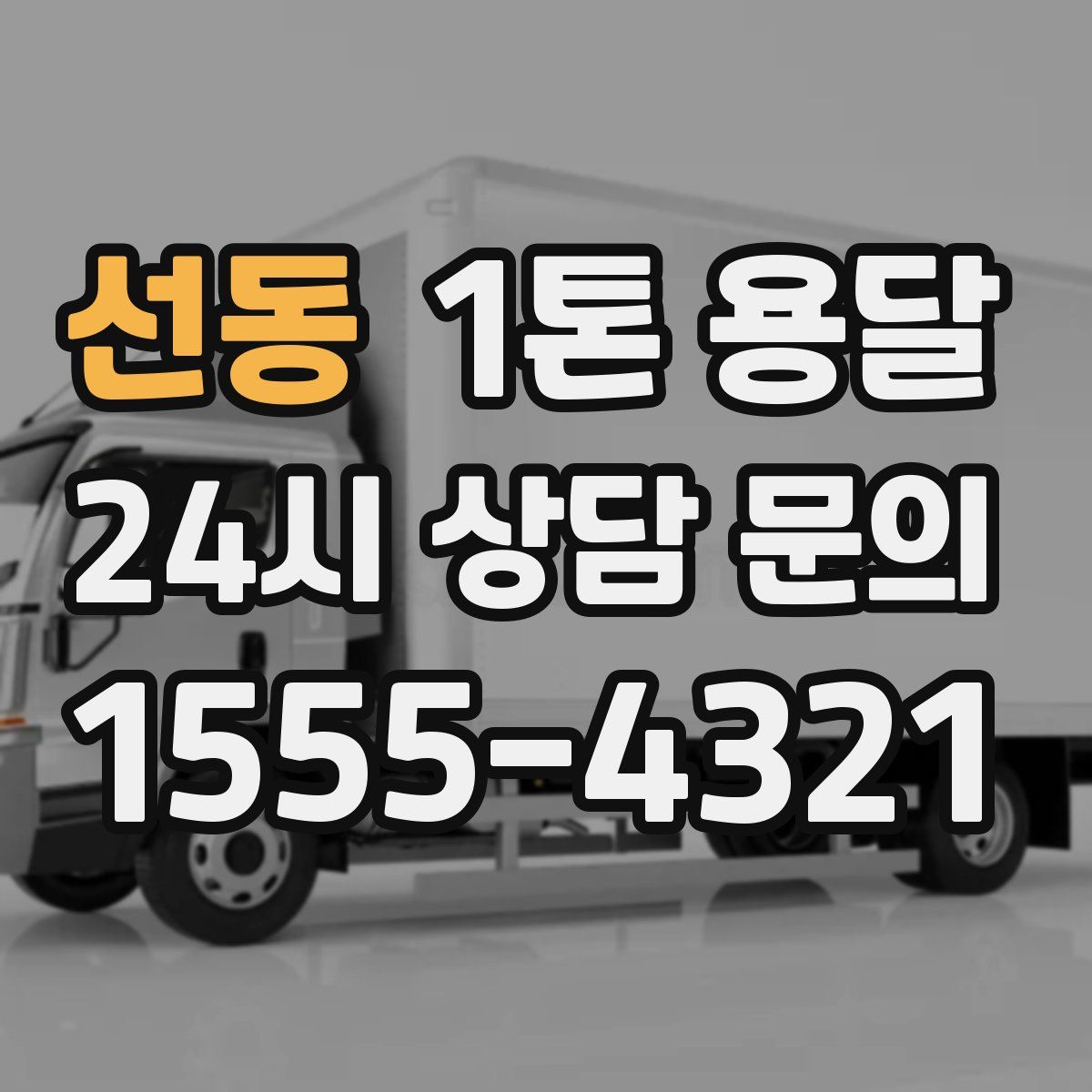 선동 1톤 용달