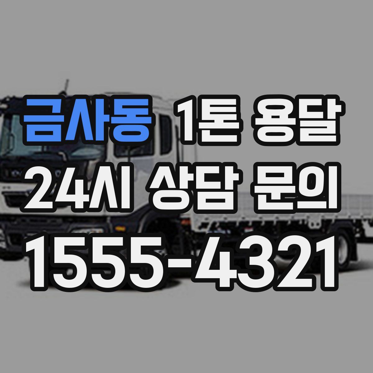 금사동 1톤 용달