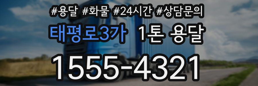 태평로3가 1톤 용달