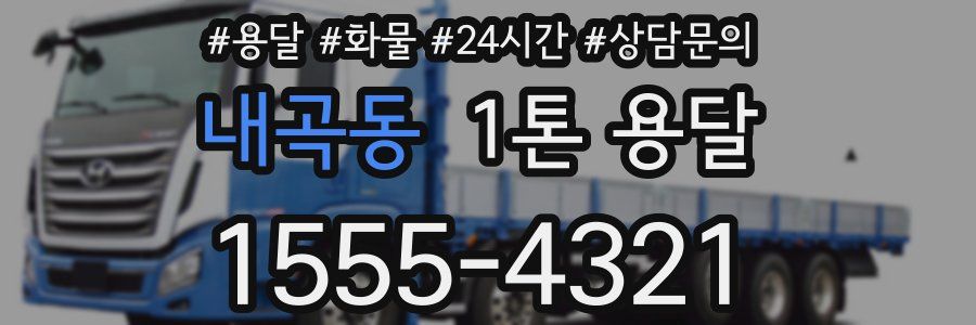 내곡동 1톤 용달