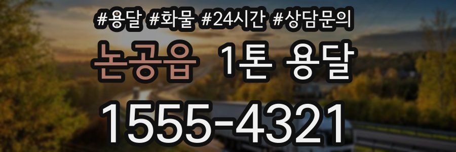 논공읍 1톤 용달