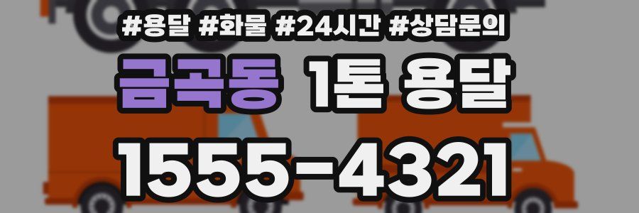 금곡동 1톤 용달