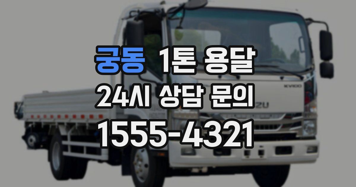 궁동 1톤 용달