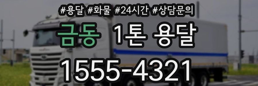 금동 1톤 용달