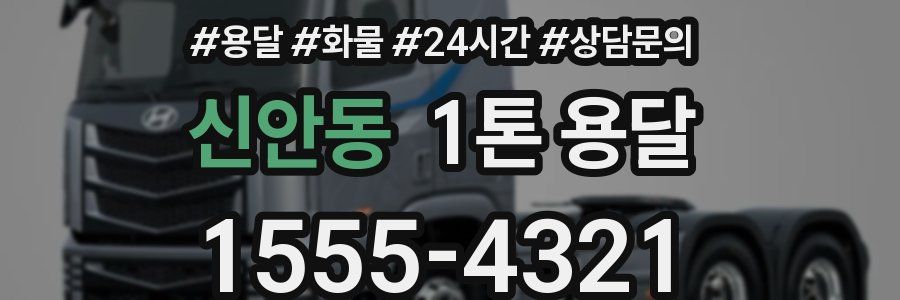 신안동 1톤 용달