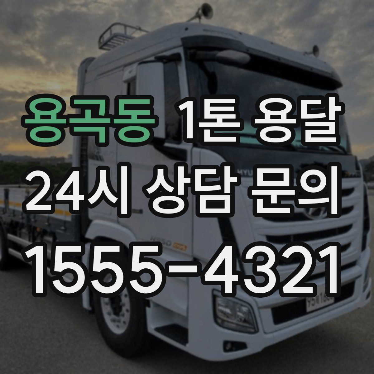 용곡동 1톤 용달