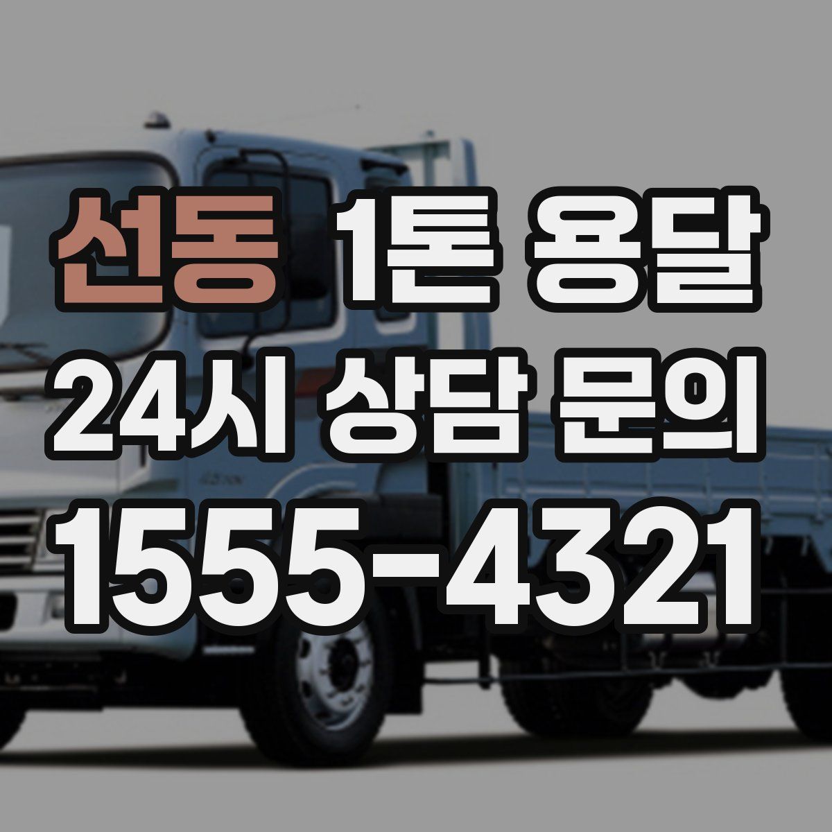 선동 1톤 용달