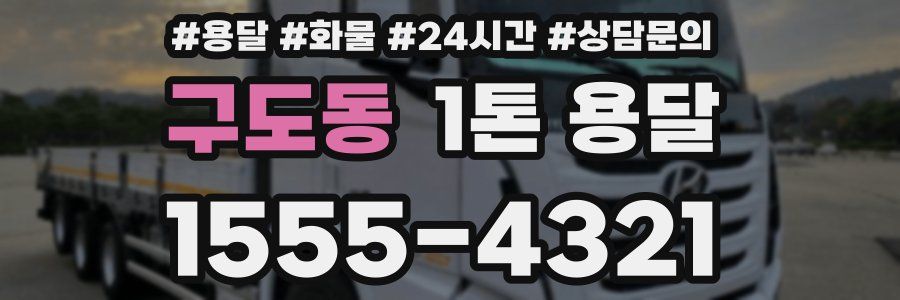 구도동 1톤 용달