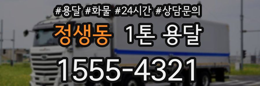 정생동 1톤 용달