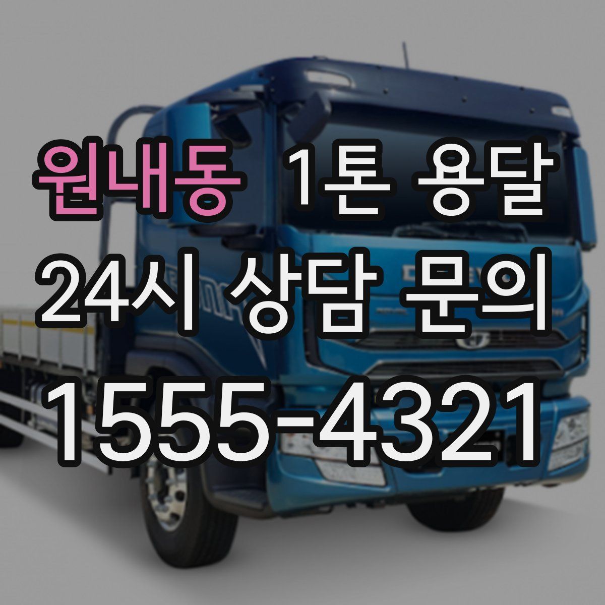 원내동 1톤 용달