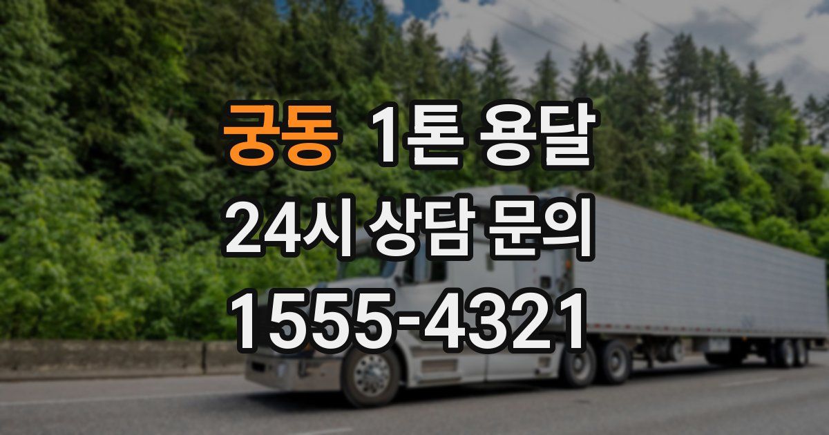 궁동 1톤 용달