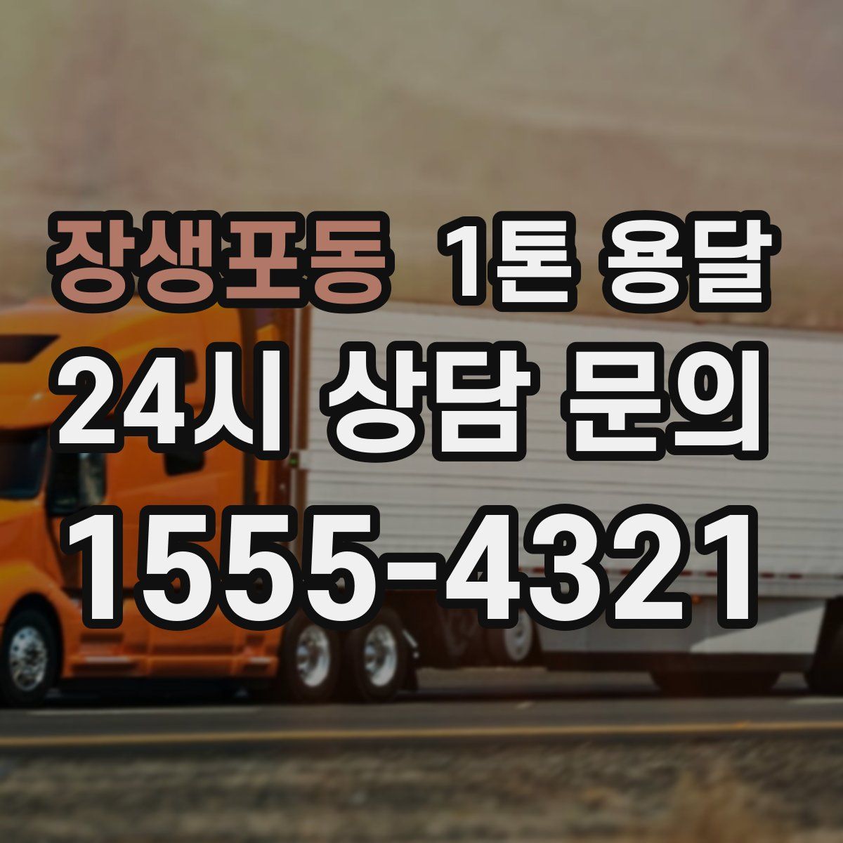 장생포동 1톤 용달