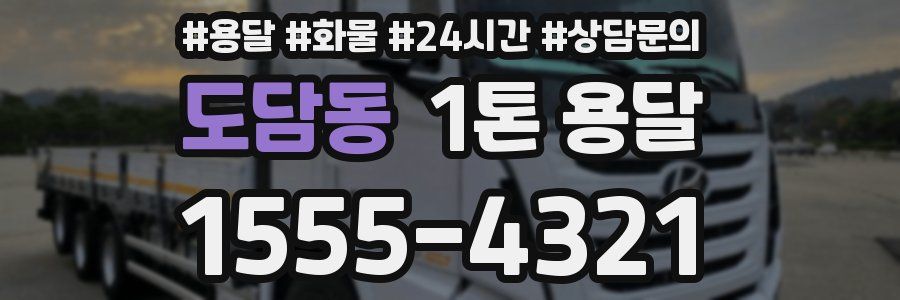 도담동 1톤 용달