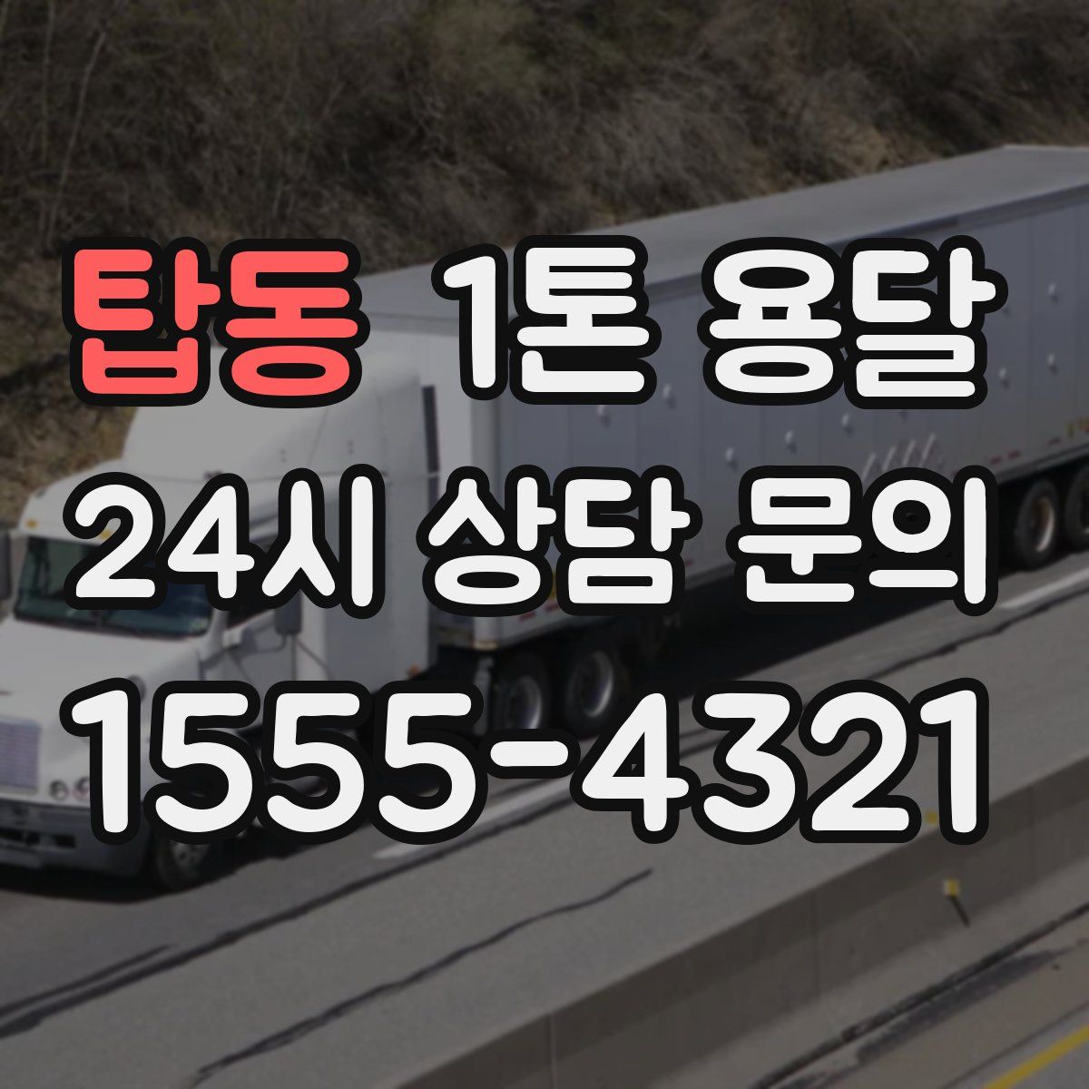 탑동 1톤 용달