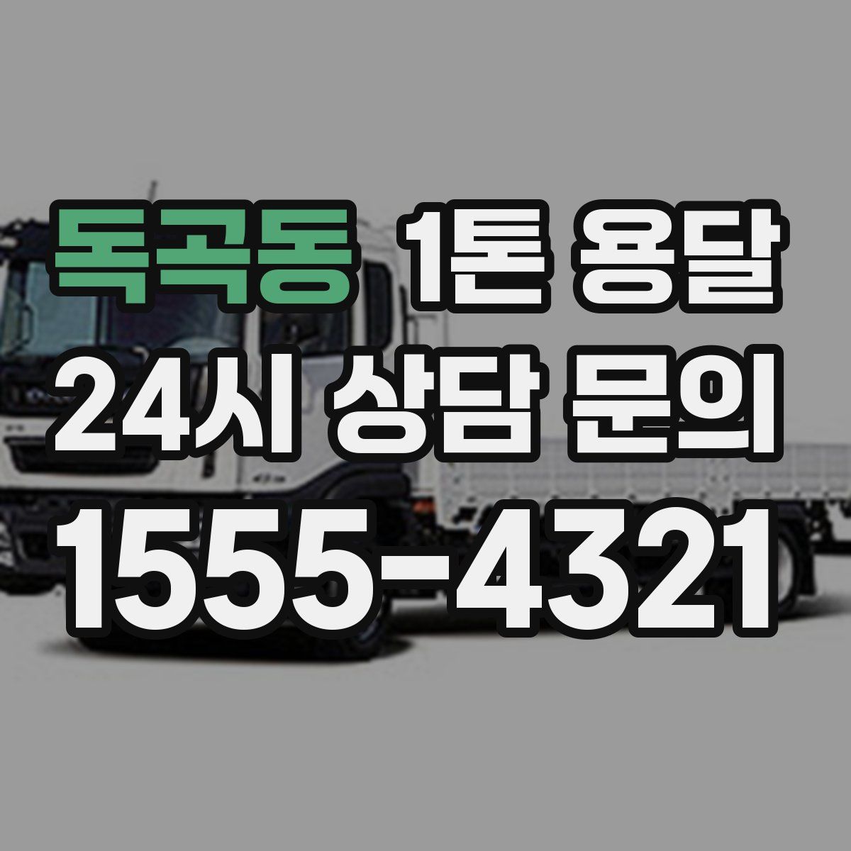 독곡동 1톤 용달