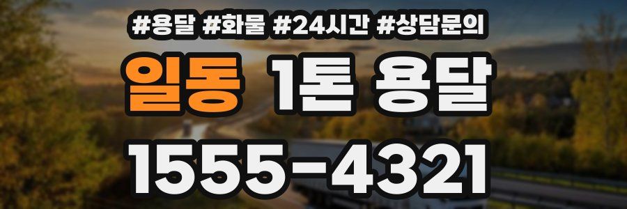 일동 1톤 용달