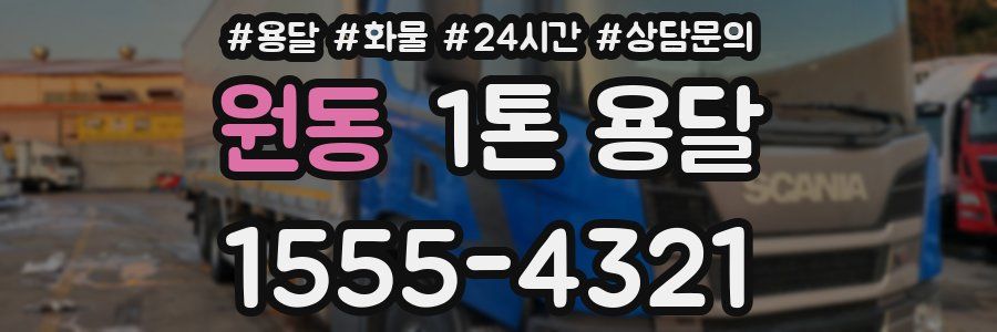 원동 1톤 용달