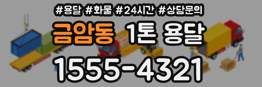 금암동 1톤 용달