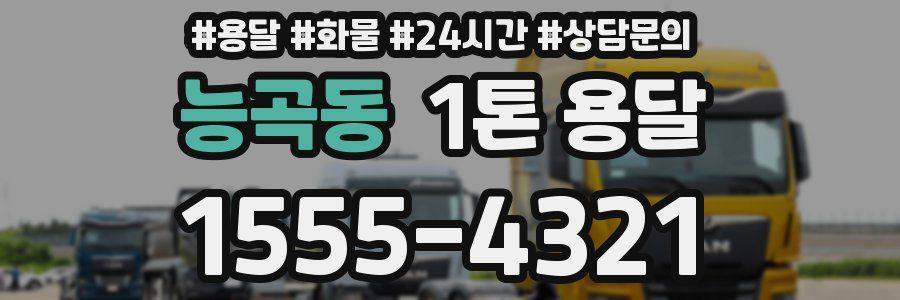 능곡동 1톤 용달
