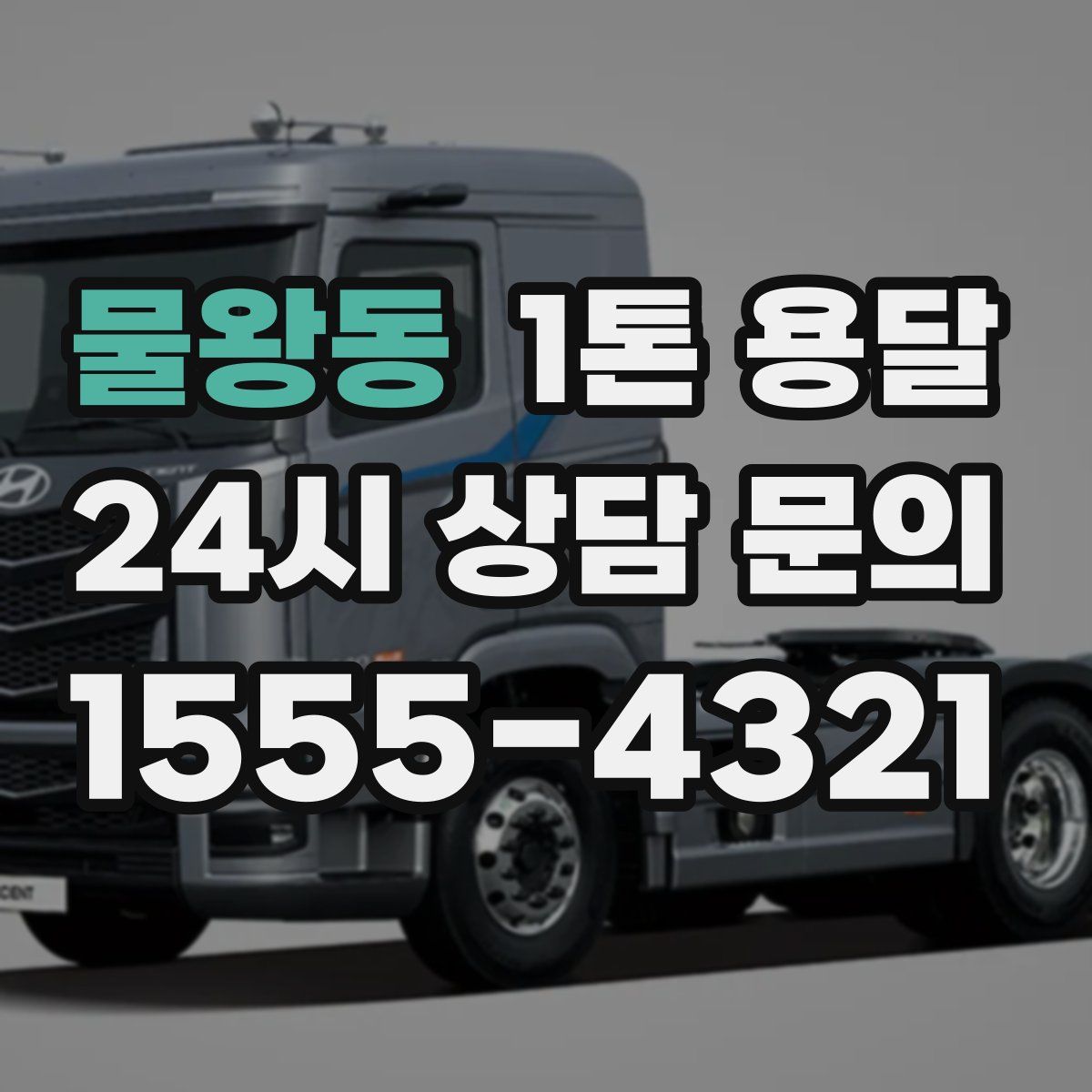 물왕동 1톤 용달