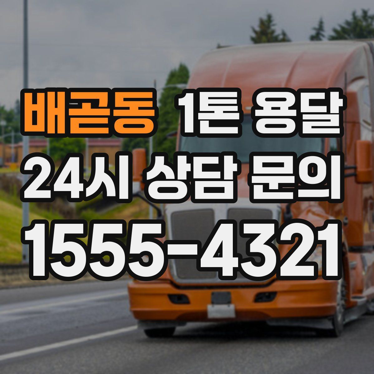 배곧동 1톤 용달