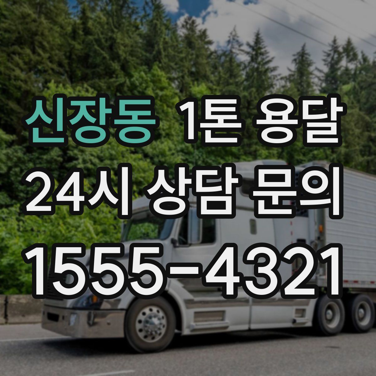 신장동 1톤 용달