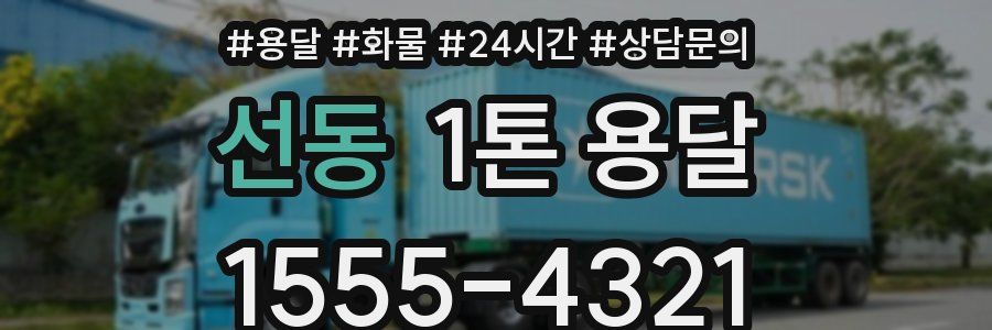 선동 1톤 용달