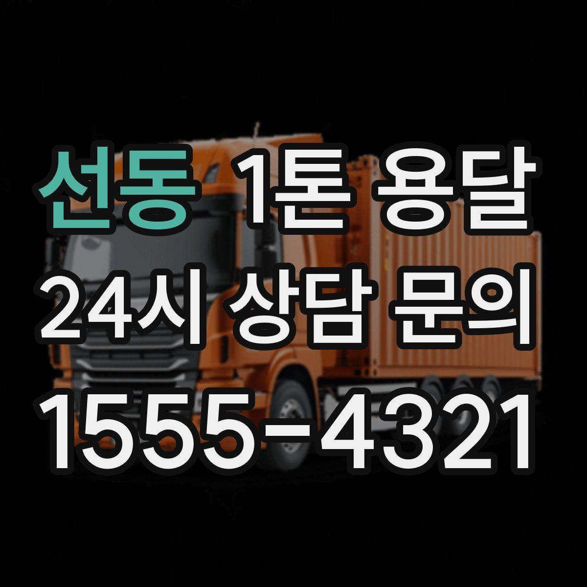 선동 1톤 용달