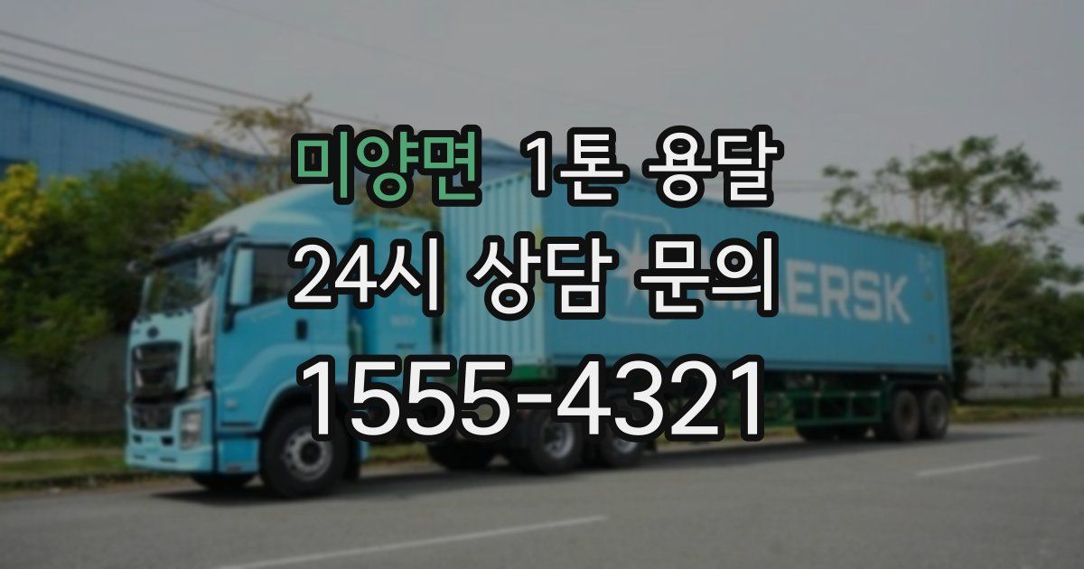 미양면 1톤 용달