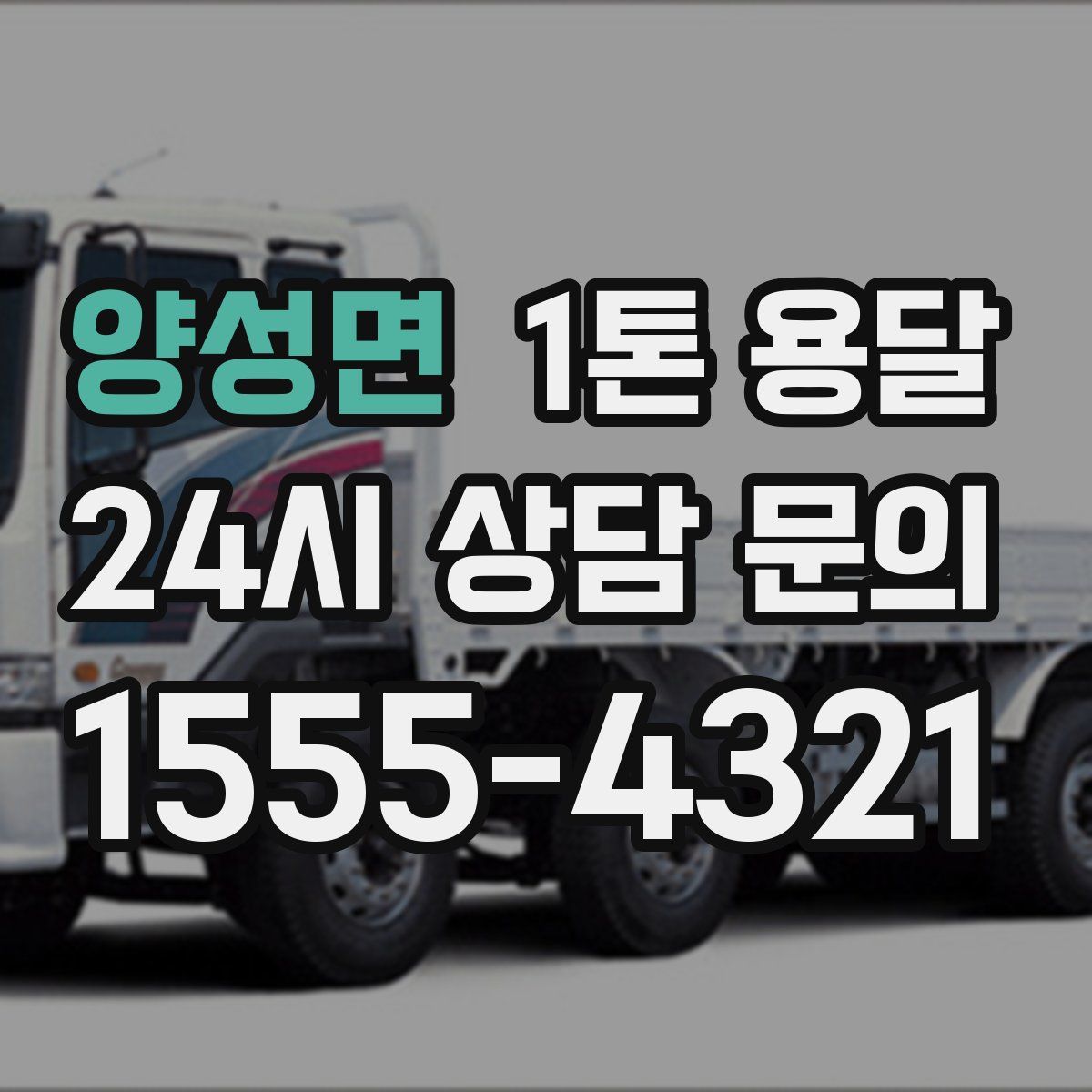 양성면 1톤 용달
